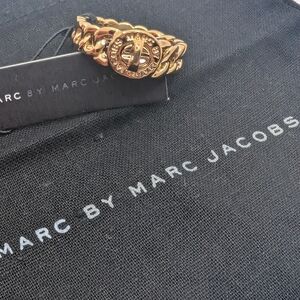 Marc Jacobs Gold Logo Ring